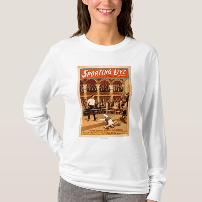 "Sportliches Lebens-" T-Shirt (Vorderseite)