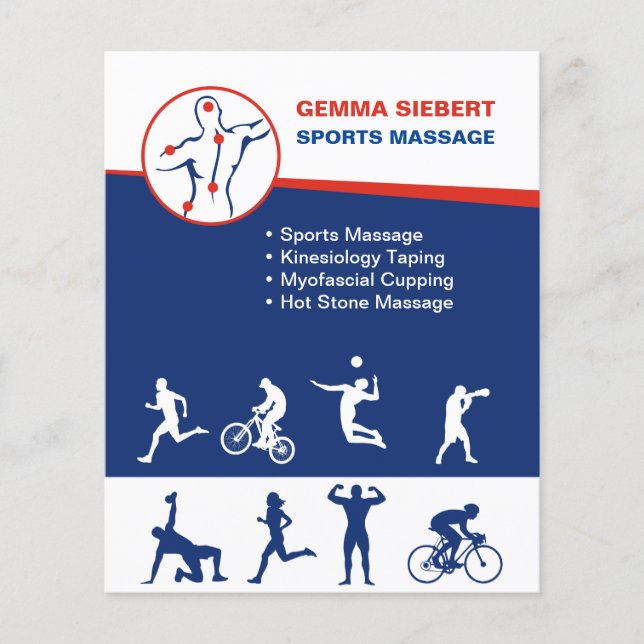 Sportmassage Flyer (Vorne)