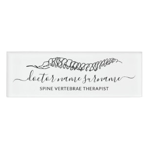 Sportmassage-Therapie Orthopäde Namenschild