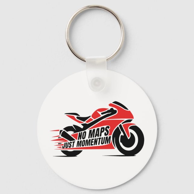 Sportmotorrad Schlüsselanhänger (Vorderseite)