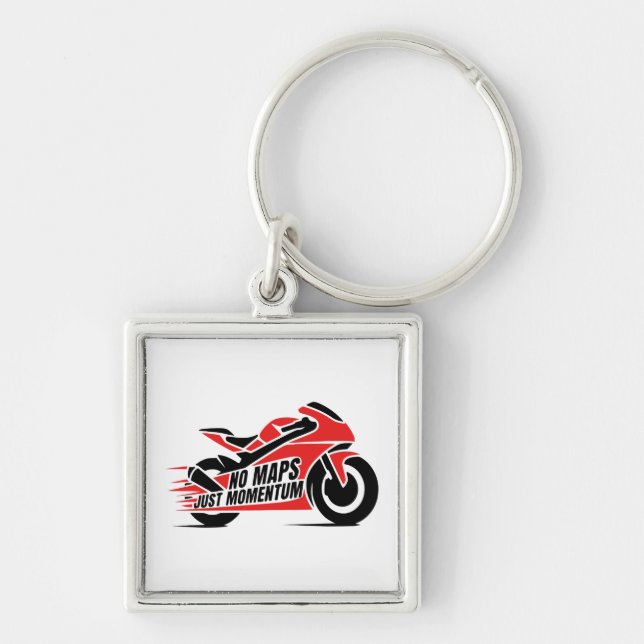 Sportmotorrad Schlüsselanhänger (Vorne)