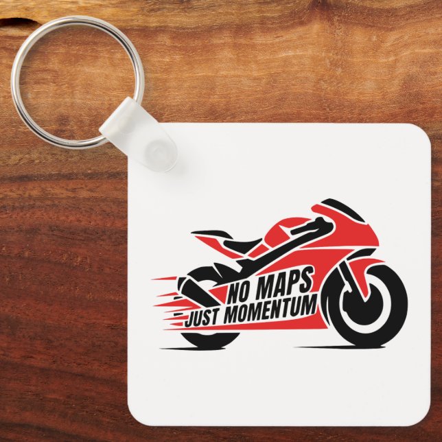 Sportmotorrad Schlüsselanhänger (Vorderseite)