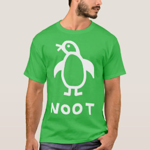 SPortrait Pinguin Minimal Grafik T-Shirt