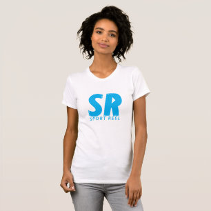 SPORTREEL FRAUEN-ANGEPASSTER T - SHIRT MIT BLAUEM