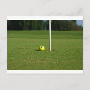 Sportreihe: Golf Postkarte