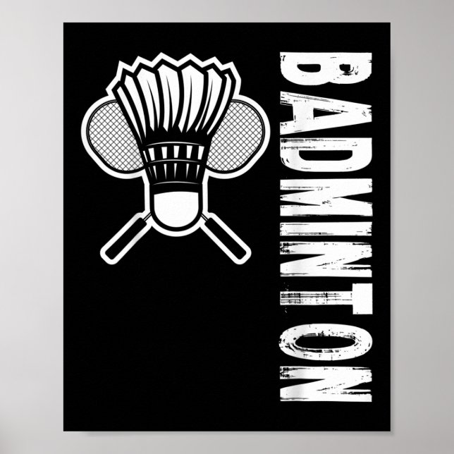 Sports Badminton Poster (Vorne)