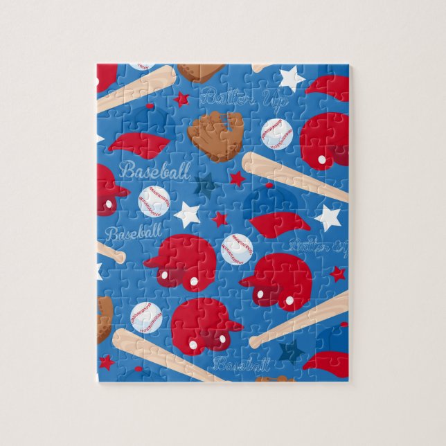 SPORTS Baseball Fan Athlete Muster Puzzle (Vertikal)