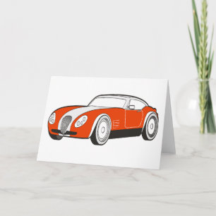 Sports Car Greeting Cards Karte