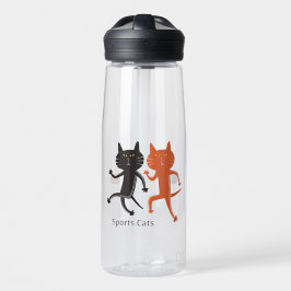 Sports Cats Run! Trinkflasche