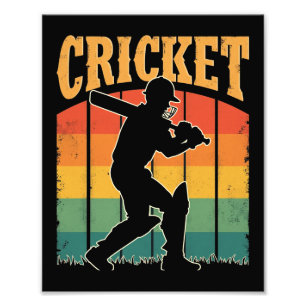 Sports Cricket Player - Das Spiel des Gentleman Fotodruck
