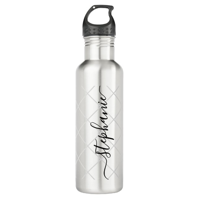 Sports Custom Calligraphy Name Stainless Steel Edelstahlflasche (Vorderseite)