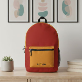 Sports Dynamic Bicolor Soccer Backpack - Cool Bedruckter Rucksack