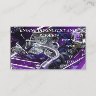 Sports Engine Automechaniker-Reparaturen Visitenkarte