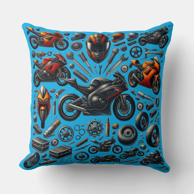 Sports Motorcycles: Speed and Performance Kissen (Vorderseite)