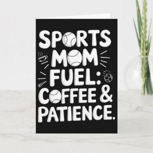 Sports-Mutter-Treibstoff-Kaffee-Geduld-verkaufen-S Karte