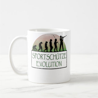 Sports Schützen Evolution Schießclub Sport Kaffeetasse