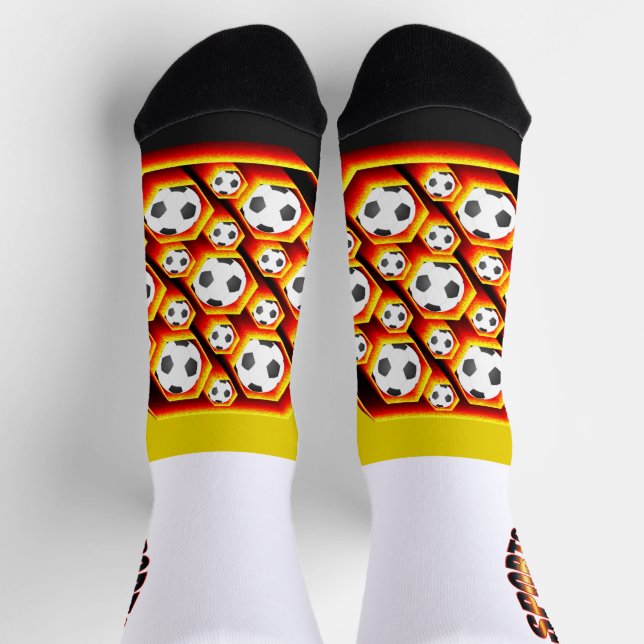 Sports - Sportsocken Deutschland - verrückt? Socken (Oben)