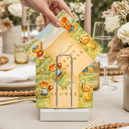 Sports Teddy Bear Baby Shower Serviette