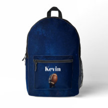Sports themed Personalized backpack - Football