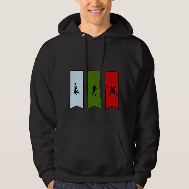 Sports Vibes – Fitness & Game Lover Collection Hoodie (Vorderseite)