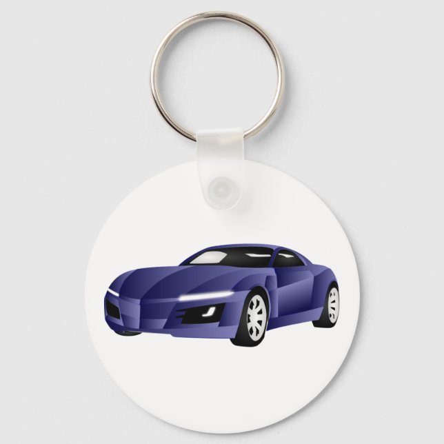 Sportscar Schlüsselanhänger (Vorderseite)