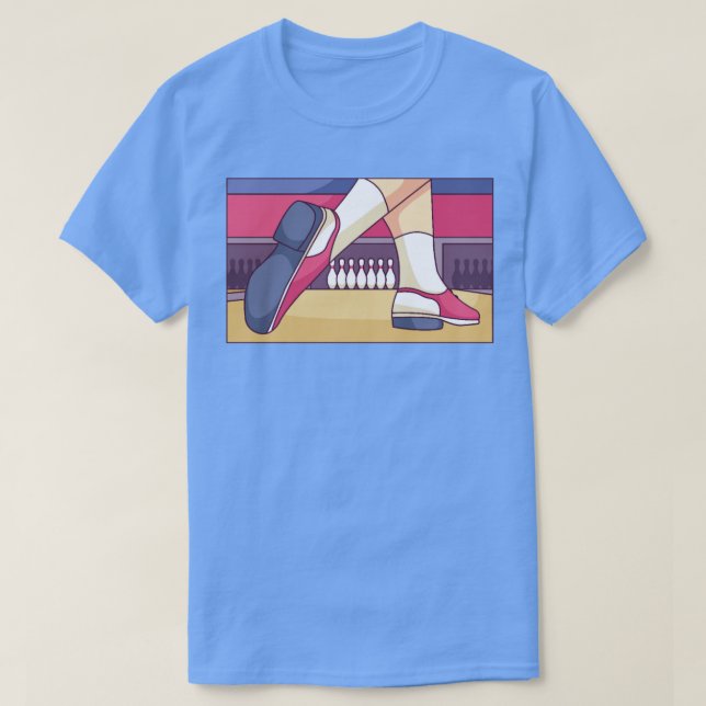 Sportschuhe Bowling T-Shirt (Design vorne)