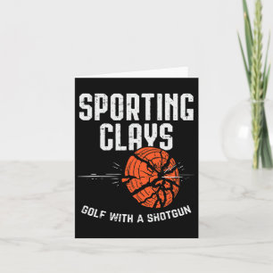 Sportsclays Golf mit Shotgun für Clay Shooti Karte