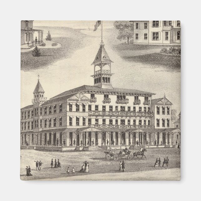 Sportsman's Hall & Hütten Magnet (Vorne)