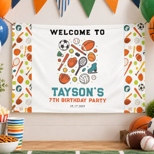 Sportspiel-Zeit All-Star-Geburtstag Kindersport Banner