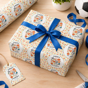 Sportspielzeit All-Star-Geburtstag Kindersport Geschenkpapier