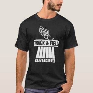 Sportspur und Leichtathletik-Läufer Track & Fi T-Shirt