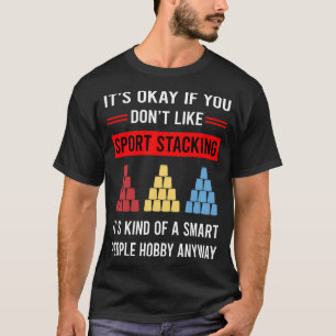 Sportstapel-Pokal-Stapelklappen T-Shirt