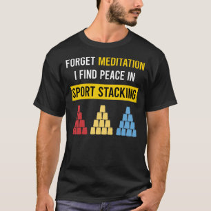 Sportstapel-Pokal-Stapelklappen T-Shirt