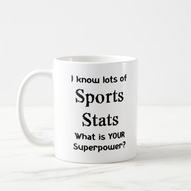 Sportstatistik Kaffeetasse (Links)