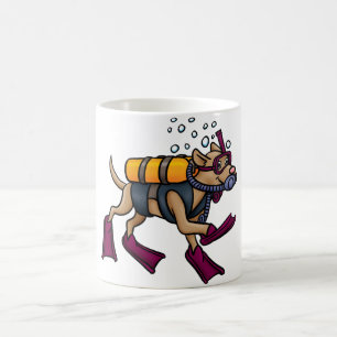 Sporttauchen-HundeTasse Kaffeetasse