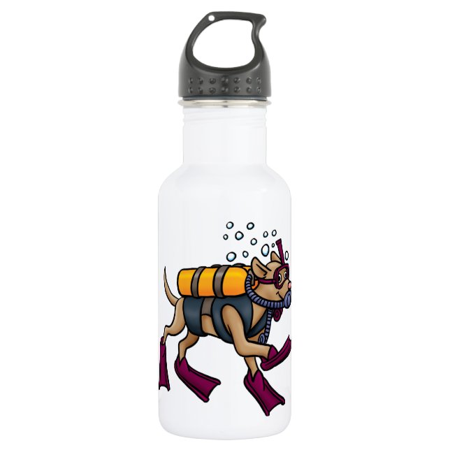 Sporttauchen-Hundewasser-Flasche Trinkflasche (Vorderseite)
