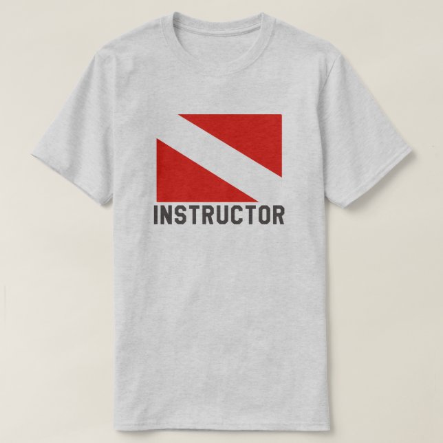 Sporttauchen-Lehrer T-Shirt (Design vorne)