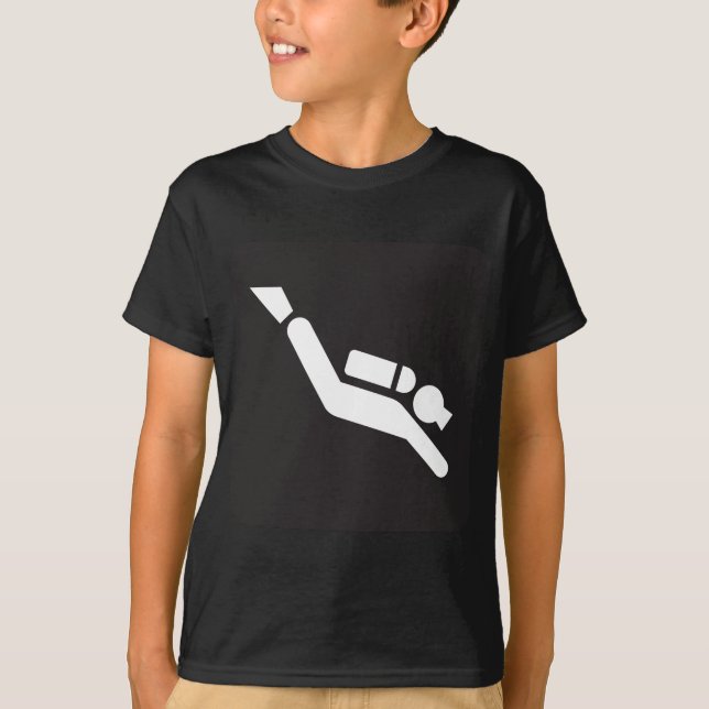 Sporttauchen-Zeichen T-Shirt (Vorderseite)
