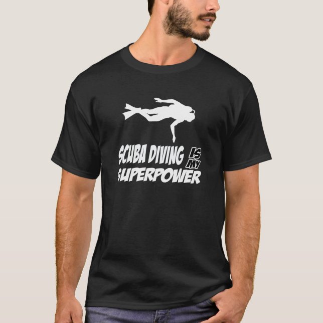 Sporttauchenentwürfe T-Shirt (Vorderseite)