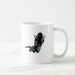 Sporttaucher Kaffeetasse