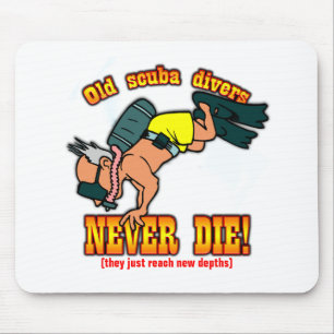 Sporttaucher Mousepad