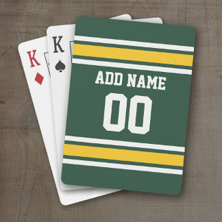 Sportteam Football Jersey Individuelle Name Nummer Spielkarten