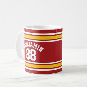 Sportteam Football Jersey Individuelle Name Nummer Tasse
