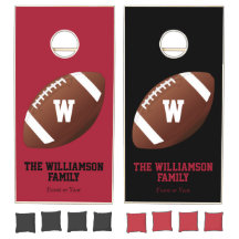 Sportteam Fußball Schwarzer Name Monogram