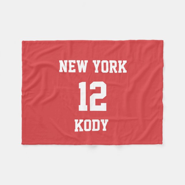 Sportteam Ihr eigener Jasper Fleecedecke (Vorderseite (Horizontal))