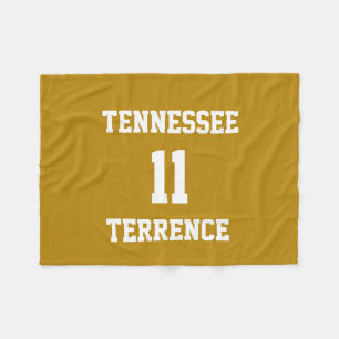Sportteam Jersey Custom Dark Goldenrod Fleecedecke