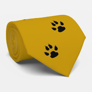 Sportteam Mascot Paw Prints Necktie ANY FARBE Krawatte