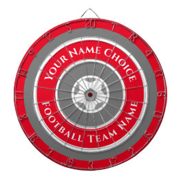 Sportteam Personalisiert in Red Dart Board Dartscheibe