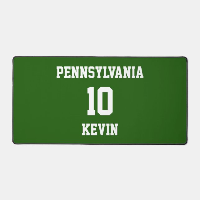 Sportteam Personalisierter Schreibtisch matt Schreibtischunterlage (Vorderseite)