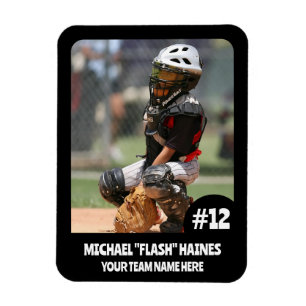 Sportteam-Spieler (7,62 cm x 10,16 cm) Foto-Magnet Magnet